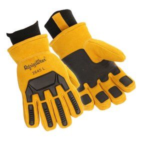 Refrigiwear Double Insulated Impact Leather Winter Work Gloves XL